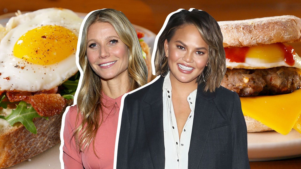 Chrissy Teigen Vs. Gwyneth Paltrow: Breakfast Sandwiches