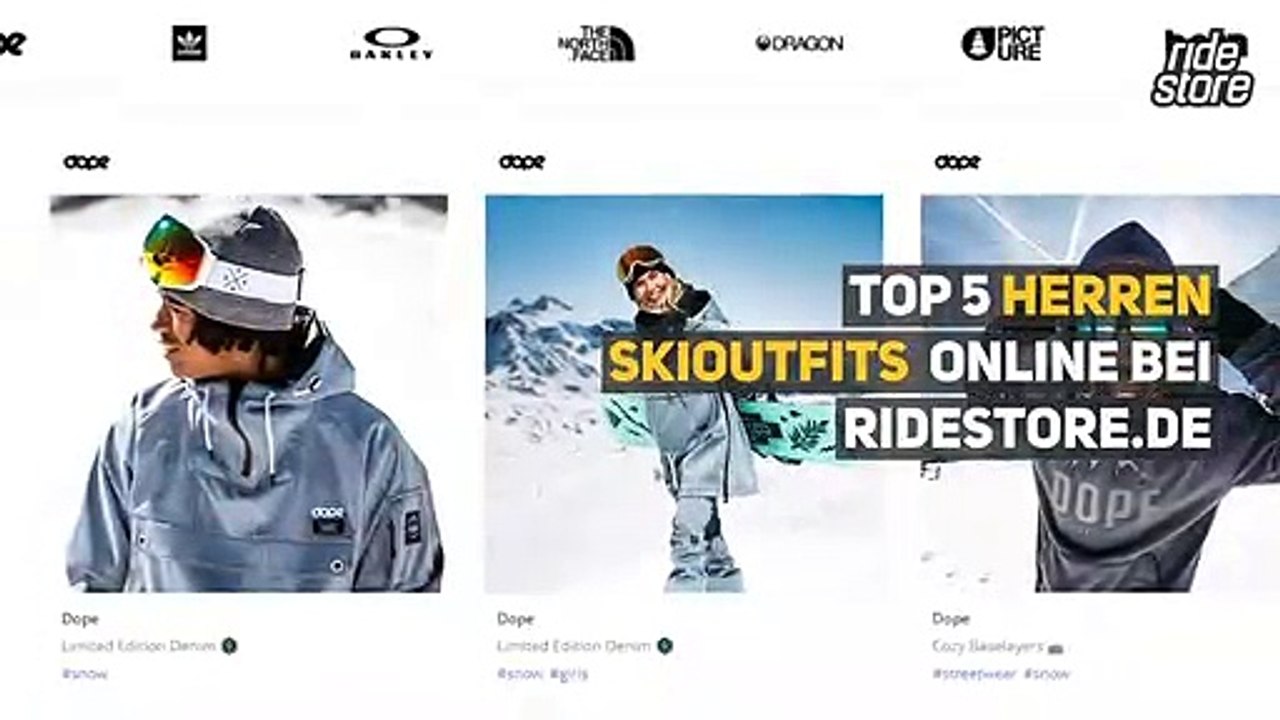 Top 5 Herren Skioutfits online bei Ridestore.de