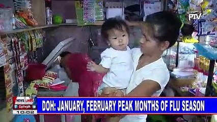 DOH: January, February peak months of flu season