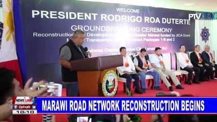 Marawi road network reconstruction begins
