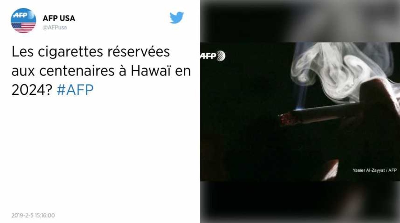 Hawaï. Seuls les centenaires autorisés à fumer des cigarettes en 2024 ?