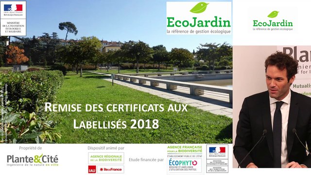 9 - Remise des certificats - Rencontre EcoJardin 2019