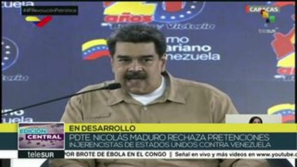 Maduro: Hemos jurado dar la vida, porque a Venezuela no la toca nadie