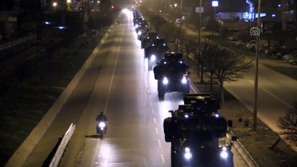 Suriye sınırına sevk edilen komandolar Kilis'e ulaştı