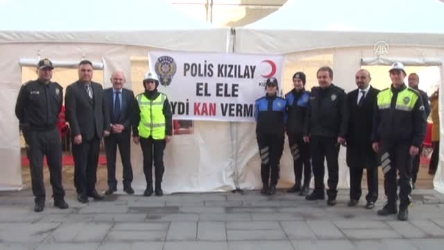 Polis Kızılay Ele Ele, Haydi Kan Vermeye Kampanyası