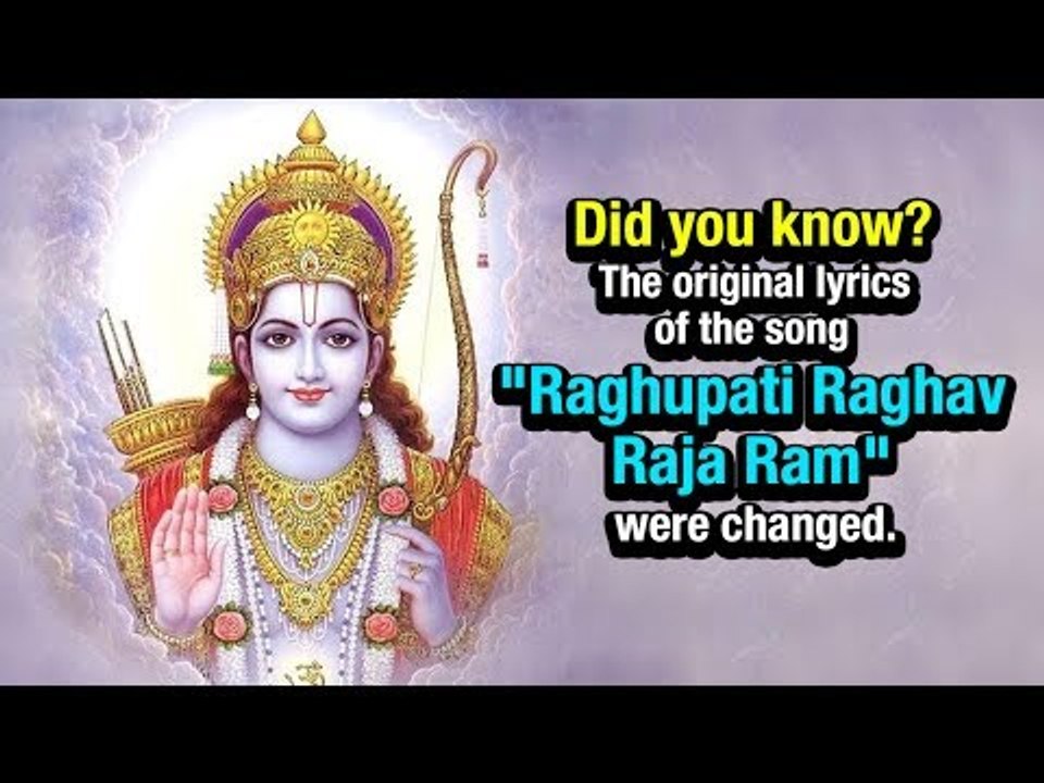 Did you know ? The Original Lyrics Of The Song 