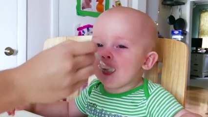 Baby Eating Ice Cream for the First Time