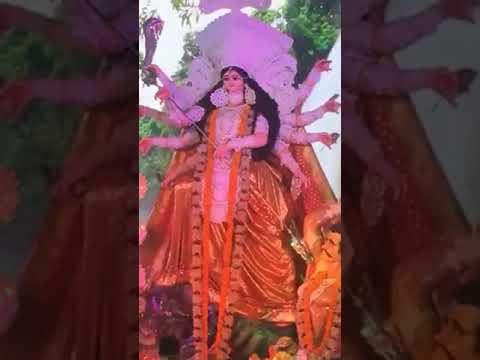 दुर्गा माँ की आरती | Tulip Star - Durga Puja 2017 Dhunachi | Navratri 2017 | Live Darshan