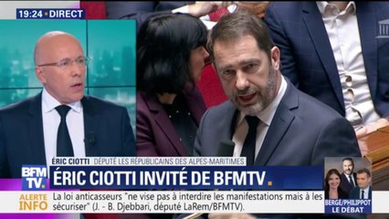 Éric Ciotti, député LR : "Nous voulions dire non à la violence" en votant pour la loi anticasseurs