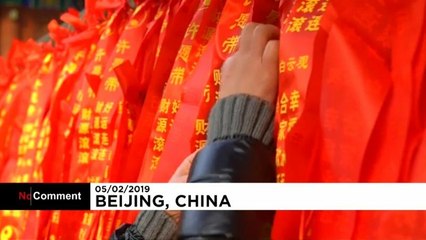 Chineses celebram ano novo sob o signo do porco