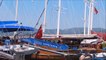 Yachts in Marmaris Marina on the Aegean Sea in Turkey
