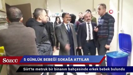 5 günlük bebeği sokağa attılar