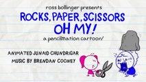 Pencilmate Can't Stop Playing! -in- ROCKS, PAPER, SCISSORS, OH MY! - Pencilmation cartns for Kids