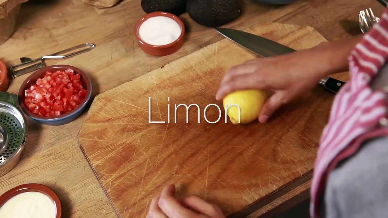 Guacamole dip sos