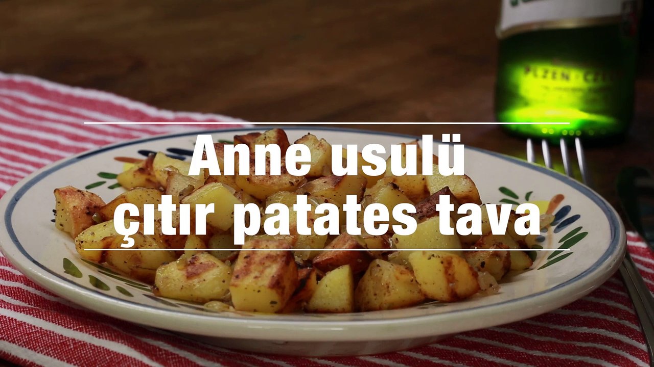 Anne usulu citir patates tava