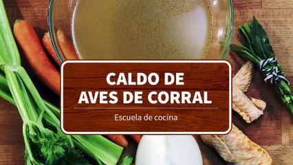 caldo de aves de corral