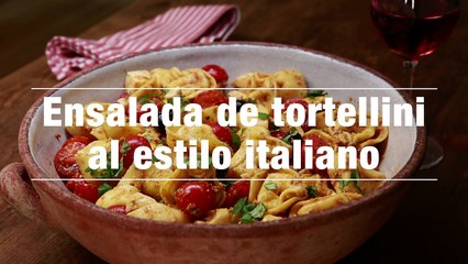 Ensalada De Tortellini Al Estilo Italiano