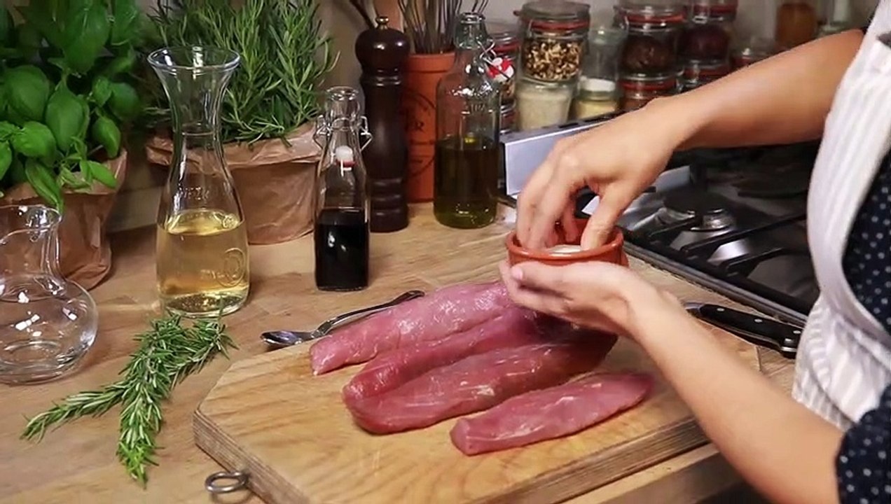 Filete de cerdo con romero