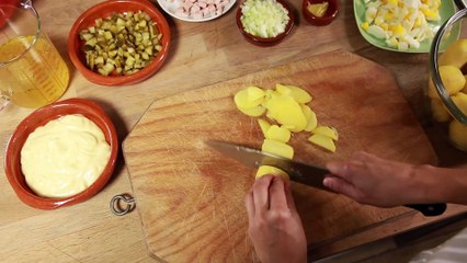 ensalada de patatas con mayonesa