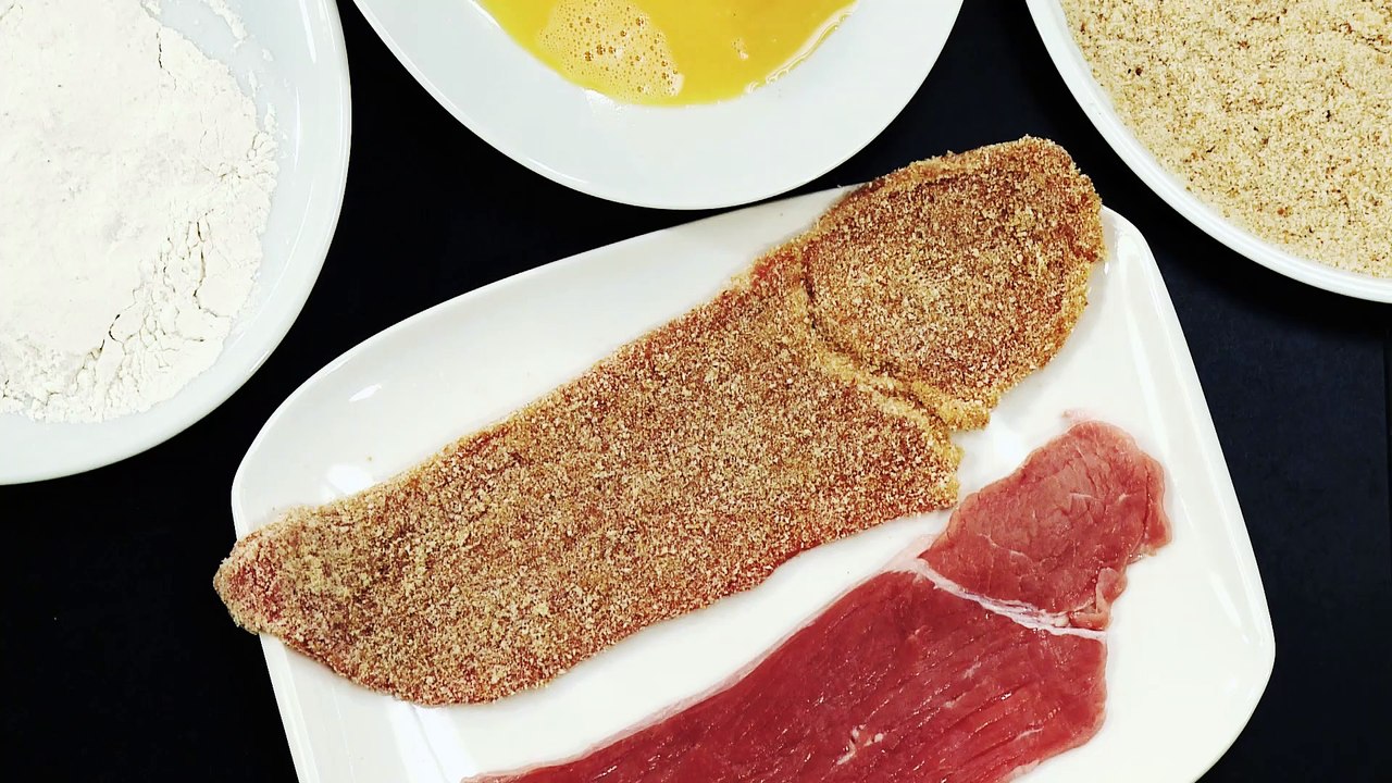 breaded meat