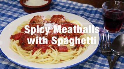 Spicy Meatballs With Spaghetti