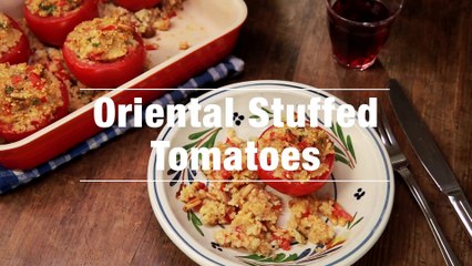 Oriental Stuffed Tomatoes