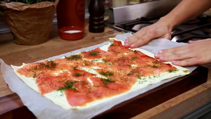 Escargots Feuilletes Au Saumon