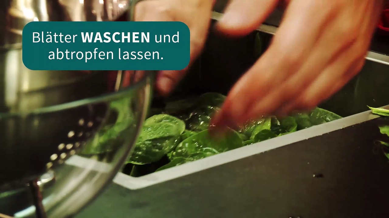 Die Kochschule - Frischen Spinat richtig verwenden