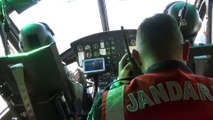 Kural ihlali yapan sürücüler helikopterli denetimle tespit edildi - KASTAMONU