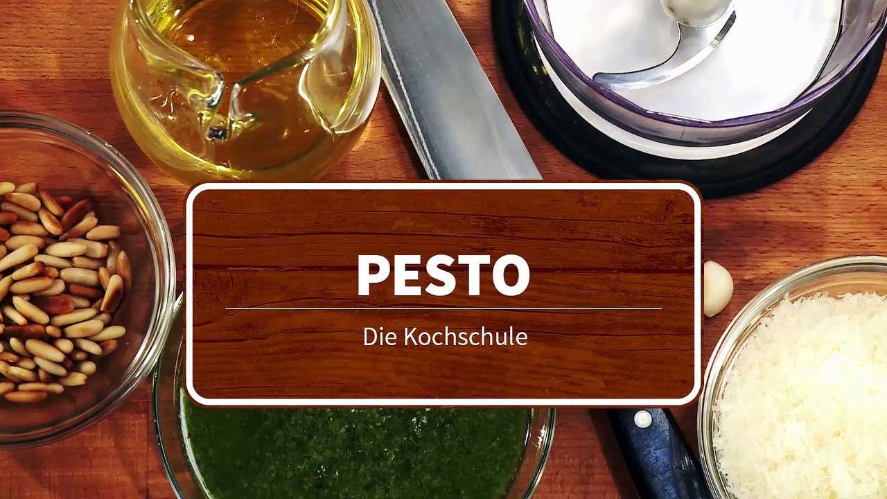 Die Kochschule - Pesto verde selber machen