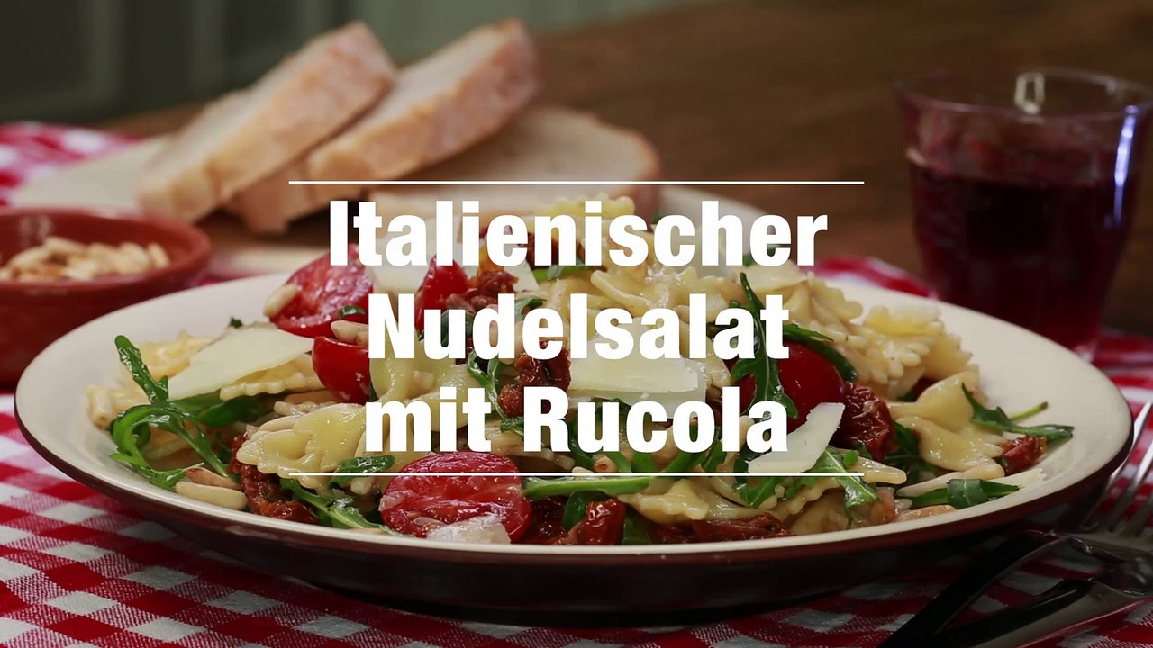 Italienischer Nudelsalat mit Rucola Rezept
