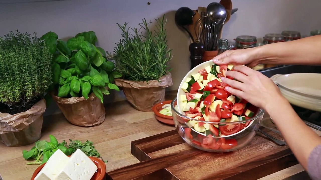 Backofengemüse auf Schafskäse Rezept