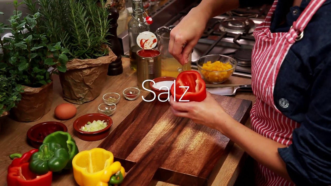 Gefüllte Paprika mit Hackfleisch Rezept