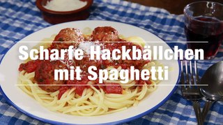 Rezept - Scharfe Hackbaellchen In Spaghetti