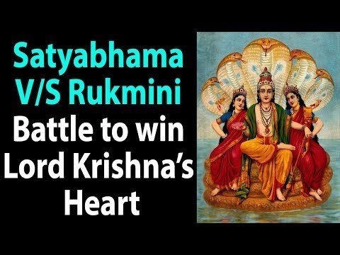 Satyabhama V/S Rukmini - Battle to win Lord Krishna’s Heart | Kirshna Tulabharam Story