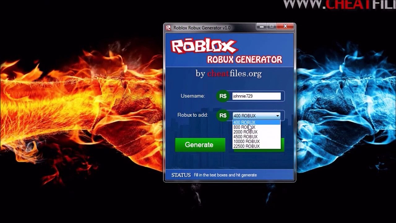 Roblox free robux generator !!!