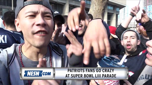 Patriots Fans Go Absolutely Nuts At Super Bowl 53 Parade