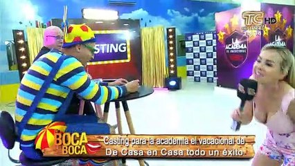 Casting para la academia el vacacional de DCEC todo un éxito