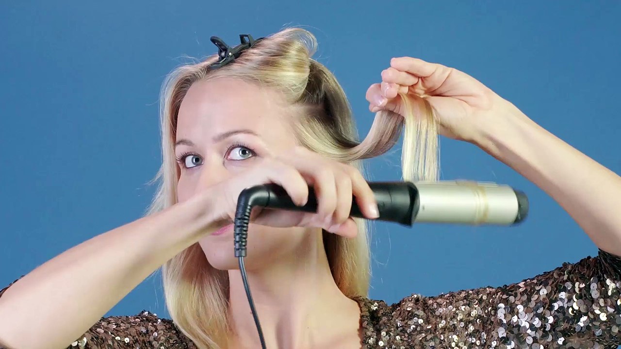 Beauty-Tutorial: Große Wellen mit dem Lockenstab frisieren