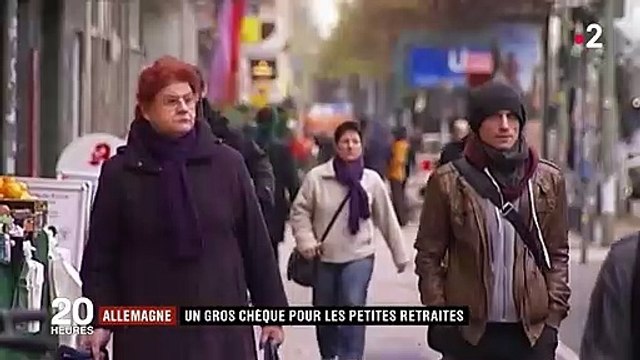 Allemagne : un gros chèque pour les petites retraites