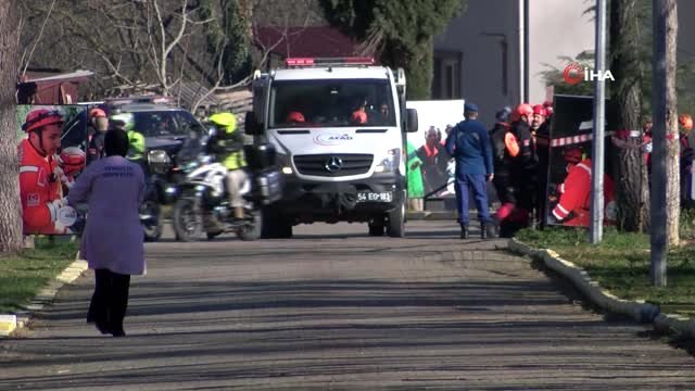 Sakarya'da 6,5'lik Deprem Tatbikatı