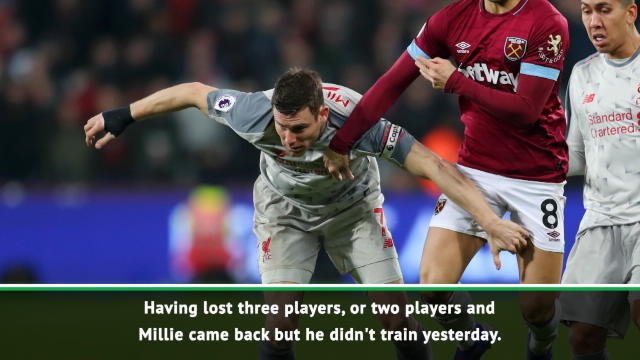 Point at West Ham important in difficult situation - Klopp