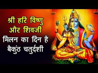 श्रीहरि विष्‍णु और शिवजी के मिलन का दिन है बैकुंठ चतुर्दशी | बैकुंठ चतुर्दशी पूजा विधि