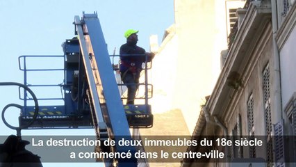 Marseille: démolition de deux immeubles jugés menaçants