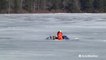 6 people rescued after falling through thin ice on Pennsylvania lake