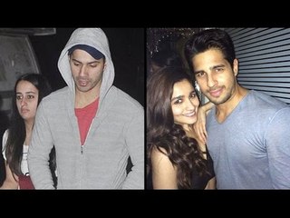 Hot stars, Varun and Sidharth avoid getting clicked with their girlfriends