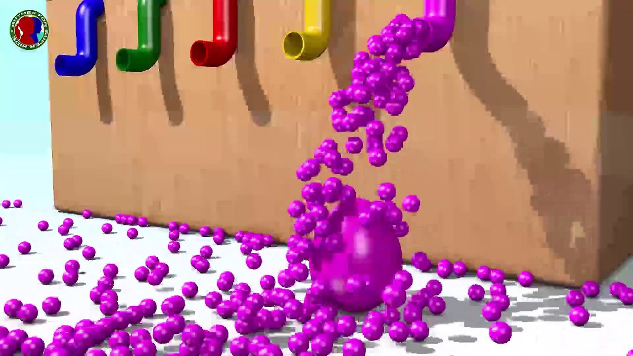 Learn Colors Animals With Eggs For Nursery || animals names and sounds