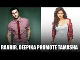 Ranbir - Deepika Promote Tamasha At A college in Mumbai