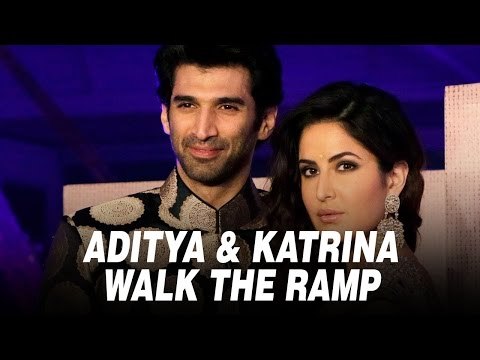 Aditya & Katrina Walk The Ramp For Manish Malhotra