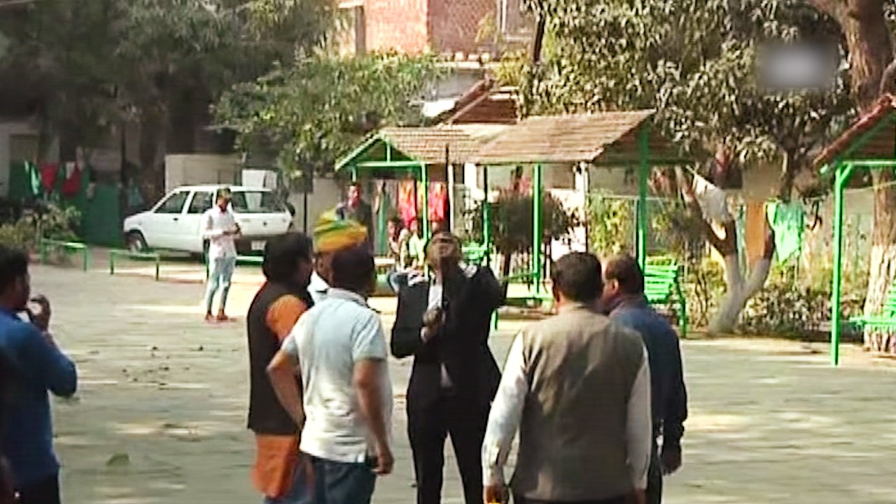 Congress leader fires celebratory shots at Karni Sena event